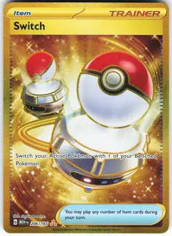 Switch - 206/165 Pokemon SV: Scarlet & Violet 151 Holo Hyper Rare NM - Image 1
