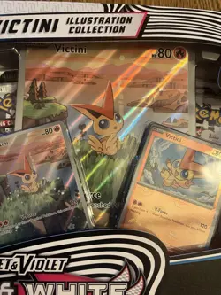 Pokemon TCG Black Bolt & White Flare Unova Victini Illustration Collection Box - Image 2