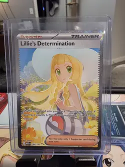 Pokemon Lillie's Determination SIR 184/132 Mega Evolution ENGLISH Pack Fresh - Image 1