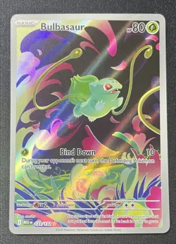 2025 Pokemon Mega Evolutions Bulbasaur 133/132 Illustration Rare - Image 1