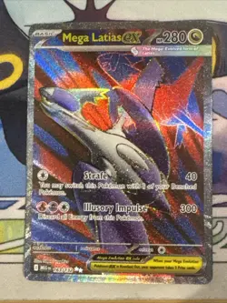 Pokemon Mega Evolution Mega Latias ex Full Art 163/132 NM- English - Image 1