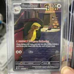 2X Gumshoos 153/132 Illustration Rare Pokemon Mega Evolution - Image 1