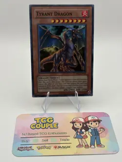 Yugioh! Tyrant Dragon Super Rare Near Mint Unlimited RP02-EN056 (Reprint) - Image 3