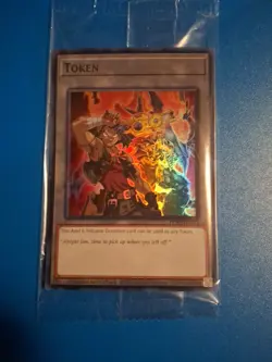 Axel & Volcanic Doomfire TKN5-EN033 Doom of Dimensions Yugioh Token SEALED - Image 1