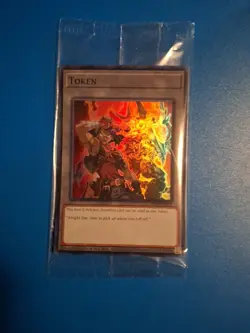 Axel & Volcanic Doomfire TKN5-EN033 Doom of Dimensions Yugioh Token SEALED - Image 3
