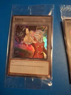 Pegasus & Toon Summoned Skull TKN5-EN032 Token Doom Of Dimensions Yugioh Sealed - Image 5