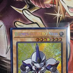 yugioh elemental hero neos secret rare chibi blmm-en003 blmm - Image 2