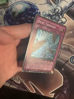 (29) YuGiOh Dust Tornado PSV-011 1st Edition Super Rare Holo HP - Image 5