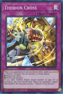 Therion Cross - DIFO-EN070 - Super Rare - 1st Edition Near Mint Yugioh! Card - Image 1