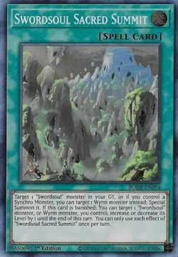 Swordsoul Sacred Summit - BODE-EN054 - Super Rare - 1st Edition Near Mint Yugioh - Image 1