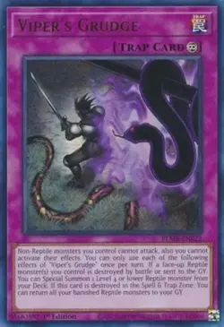 Viper's Grudge - BLMR-EN022 - Ultra Rare - 1st Edition Near Mint Yugioh! Card - Image 1