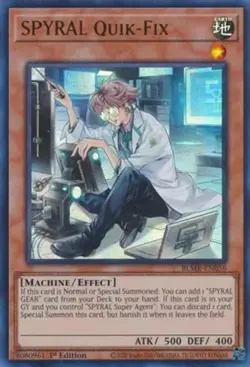 SPYRAL Quik-Fix - BLMR-EN056 - Ultra Rare - 1st Edition Near Mint Yugioh! Card - Image 1