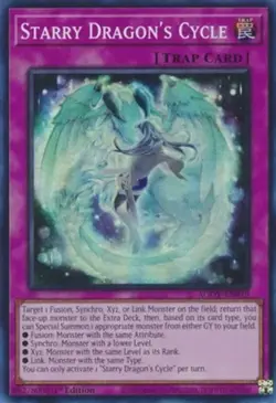 Starry Dragon's Cycle - AGOV-EN079 - Super Rare - 1st Edition Near Mint Yugioh! - Image 1