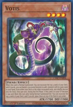Votis - CYAC-EN094 - Super Rare - 1st Edition Near Mint Yugioh! Card - Image 1