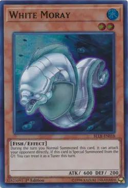 White Moray - BLLR-EN018 - Ultra Rare - 1st Edition Near Mint Yugioh! Card - Image 1