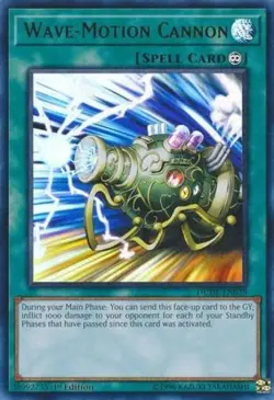 Wave-Motion Cannon - DUDE-EN039 - Ultra Rare - 1st Edition Near Mint Yugioh! Car - Image 1