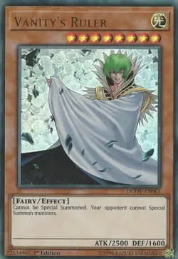 Vanity's Ruler - DUOV-EN061 - Ultra Rare - 1st Edition Near Mint Yugioh! Card - Image 1