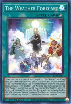 The Weather Forecast - DIFO-EN063 - Super Rare - 1st Edition Near Mint Yugioh! C - Image 1