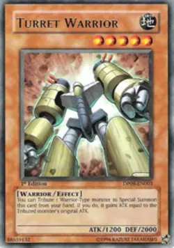 Turret Warrior - DP09-EN003 - Rare - 1st Edition Near Mint Yugioh! Card - Image 1