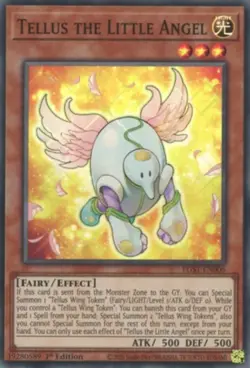 Tellus the Little Angel - EGS1-EN006 - Super Rare - 1st Edition Near Mint Yugioh - Image 1