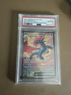 Pokemon TCG Salamence EX 187/159SV09: Journey Together Holo Card Mint Condition - Image 1