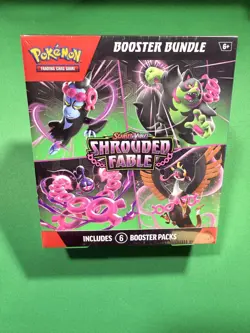 Shrouded Fable Scarlet & Violet 6 Pack Booster Bundle Pokemon Cards - Image 1