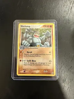 Pokemon TCG Machamp Legend Maker Holo Card 9/92 Rare Near Mint - Image 1