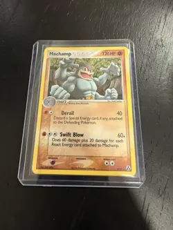 Pokemon TCG Machamp Legend Maker Holo Card 9/92 Rare Near Mint - Image 2