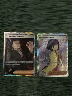 Pokemon TCG S&V 151 Full Art Trainer 2 Card Lot-NM - Image 1