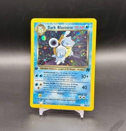 Dark Blastoise 1st Edition 3/82 Team Rocket Holo Rare Pokemon Card TCG - LP - Image 1