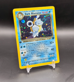 Dark Blastoise 1st Edition 3/82 Team Rocket Holo Rare Pokemon Card TCG - LP - Image 2