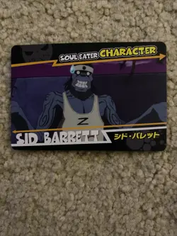 SID BARRETT No.41 Foil Soul Eater Carddass Card Bandai 2008 Japanese - Image 1