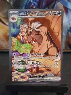 Arven's Mabosstiff EX 235/182 Sv10: Destined Rivals Pokemon Card NM - Image 4