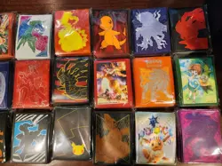 Pokemon TCG Card Sleeves - Lot Of 85 - Image 1