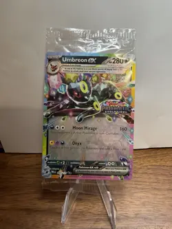 Pokemon TCG Prismatic Evolutions Umbreon EX Card 060/131 Stamped Promo, Sealed - Image 1