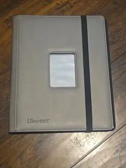 Ultra Pro 9-Pocket Pro-Binder - Gray Holds 360 Cards Side-Loading & Archival - Image 1