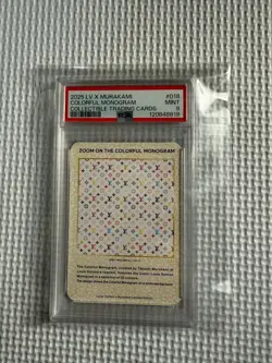 PSA 9 Louis Vuitton Takashi Murakami Zoom on the Colorful Mono Trading Card 018 - Image 1