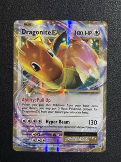 Pokemon TCG Dragonite EX Evolutions Ultra Rare Holo Card 72/108 NM Condition - Image 1