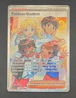 Pokemon Card Paldean Student 230/091 Paldean Fates - Near Mint - Image 1
