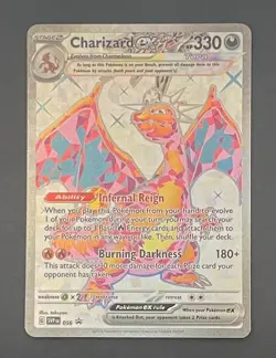 Pokemon Card Charizard EX 056 Black Star Promo - Near Mint - Image 1