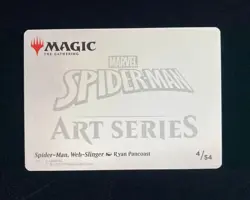 2025 Magic The Gathering Marvel EN Spider-Man Art Series Spider-Man 4/54 KM035 - Image 2