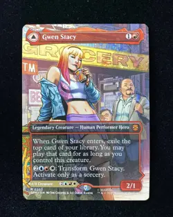 2025 Magic The Gathering MTG Marvel EN M 0202 Gwen Stacy Ghost-Spider KM035 - Image 1