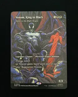 2025 Magic The Gathering MTG Marvel EN M 0022 Venom, King in Black KM035 - Image 1