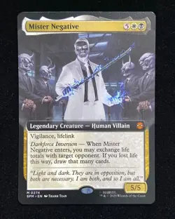 2025 Magic The Gathering MTG Marvel English M 0274 Mister Negative KM035 - Image 1