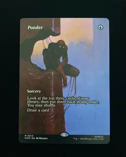 2025 Magic The Gathering MTG Marvel EN M 0013 Ponder KM035 - Image 1