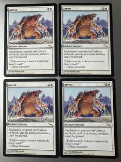 4x Arrest (NM) Mirrodin Common MRD Magic the Gathering MTG Playset - Image 1