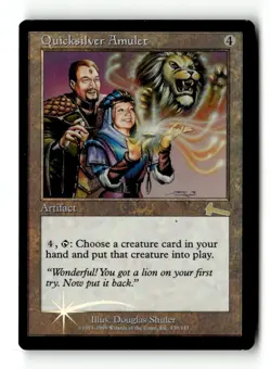MTG | Quicksilver Amulet | Urza's Legacy | Foil | Moderately Played | English - Image 1