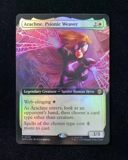 25 Magic The Gathering MTG Marvel Borderless R 0245 Arachne Psionic Weaver KM035 - Image 1
