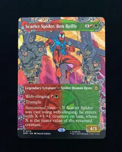 2025 Magic The Gathering MTG Marvel EN R 0214 Scarlet Spider, Ben Reilly KM035 - Image 1