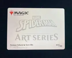 2025 Magic The Gathering MTG Marvel EN Spider-Man Art Norman Osborn 43/54 KM035 - Image 2